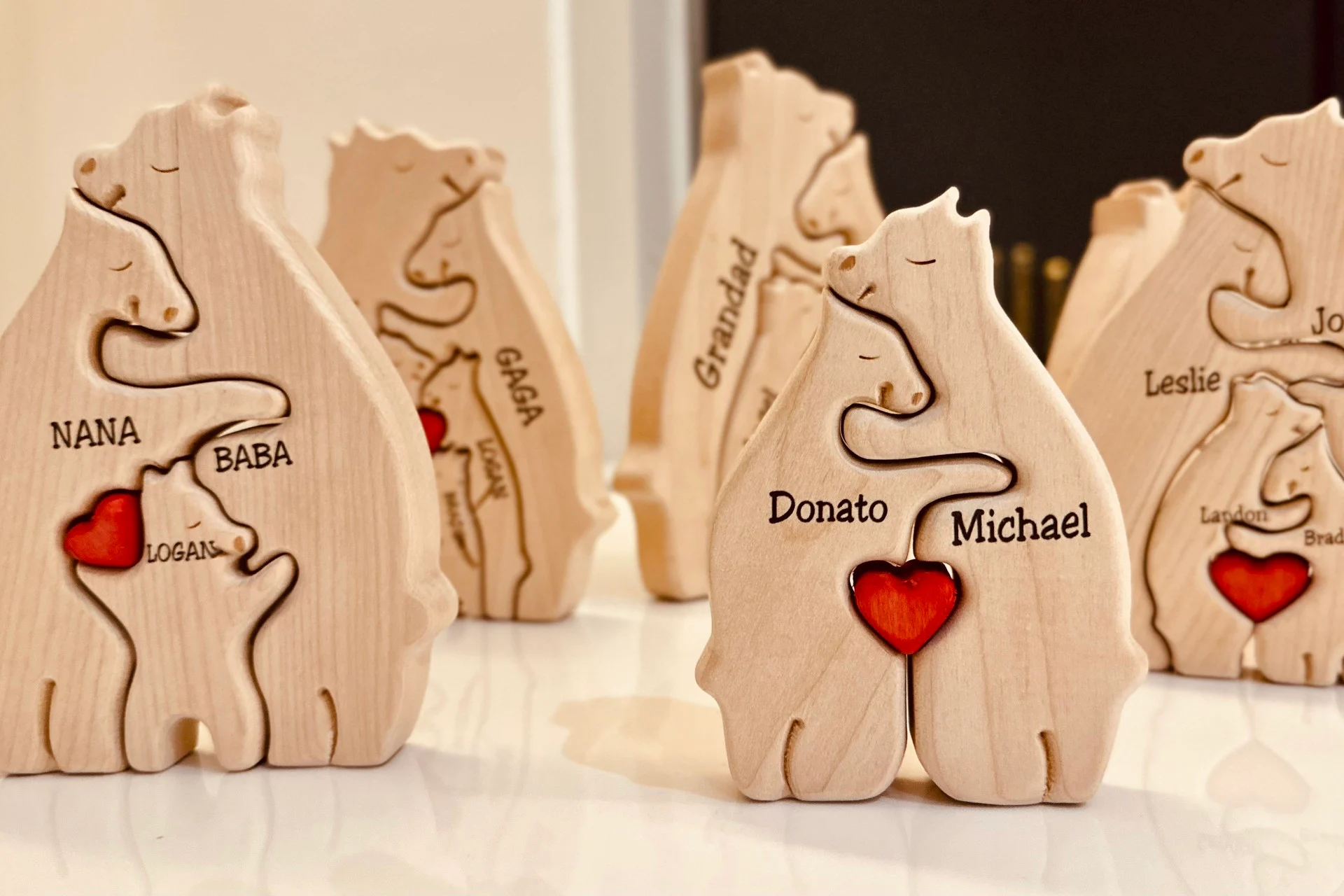 Wooden Bears Family Puzzle™ | The Ultimate Family Appreciation Gift - Image 3