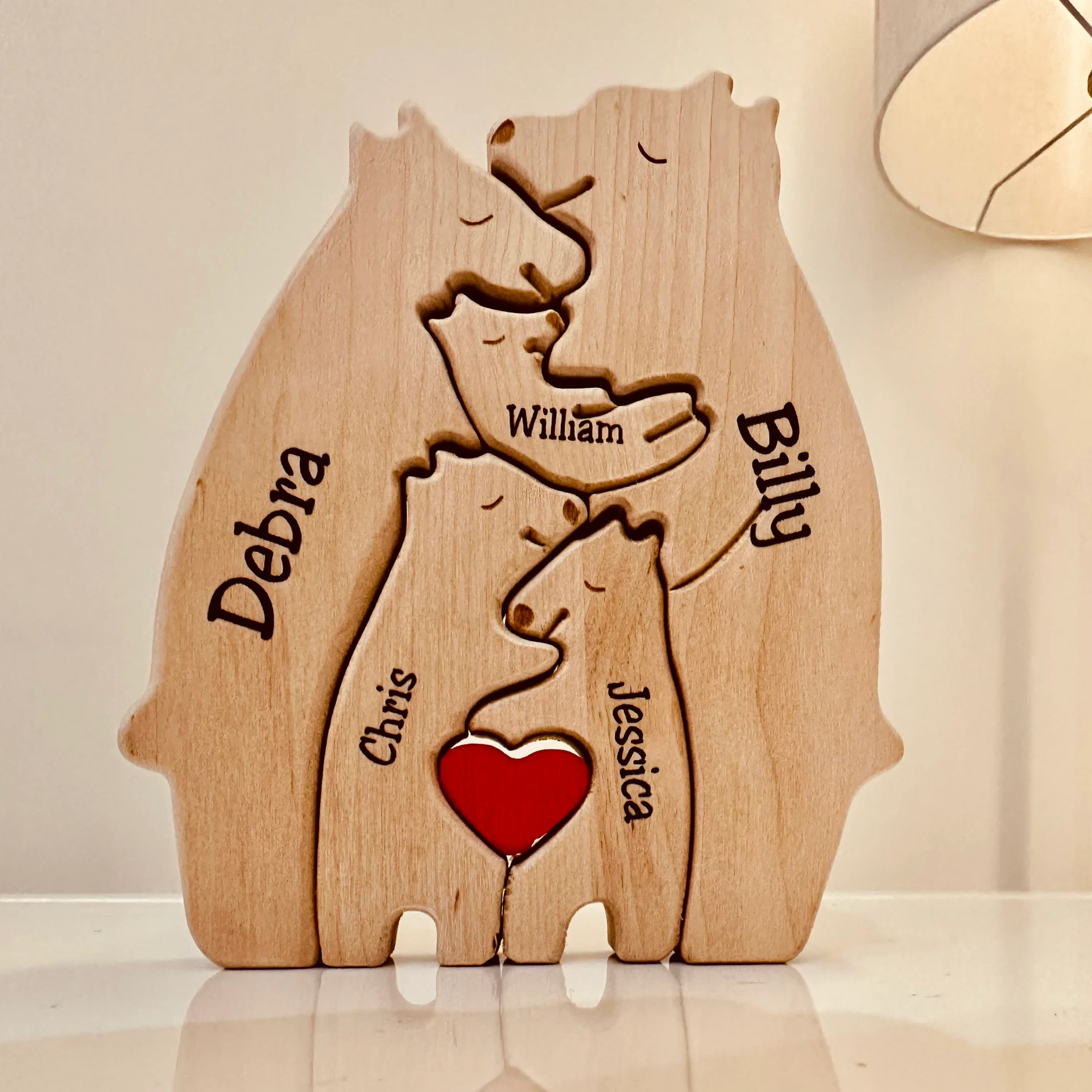 Wooden Bears Family Puzzle™ | The Ultimate Family Appreciation Gift - Image 2