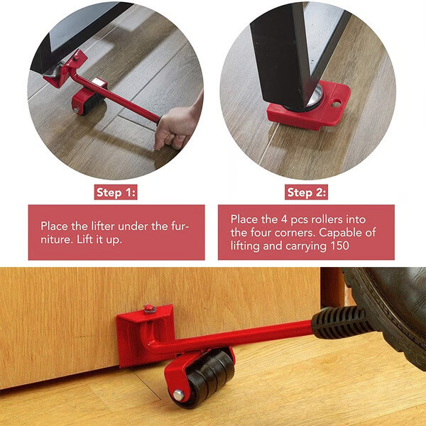 HeavyDuty™ Furniture Lifter Set: Discover Painless Moving - Image 4