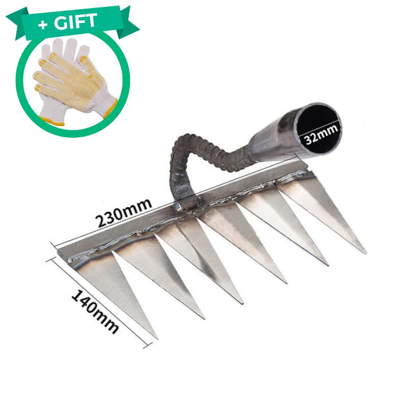 6-Tine IronRake™ - for bigger garden use  -  (65% DISCOUNT + GIFT)